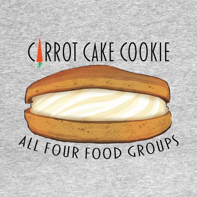 Carrot Cake Cookie - All 4 Food Groups by WearInTheWorld